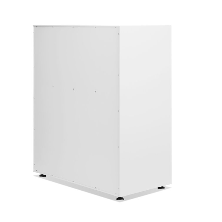 White Matte 5-Drawer Soft Close Dresser
