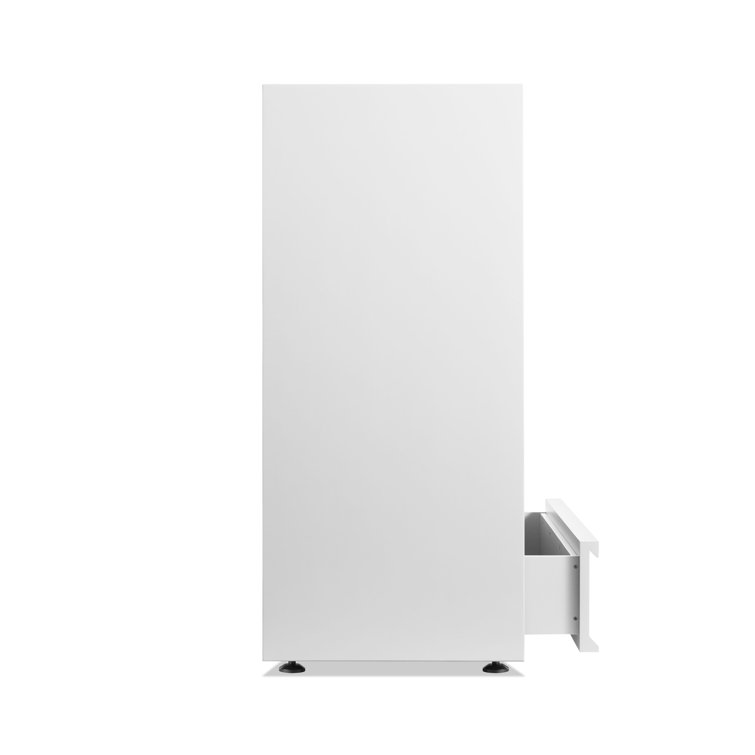 White Matte 5-Drawer Soft Close Dresser