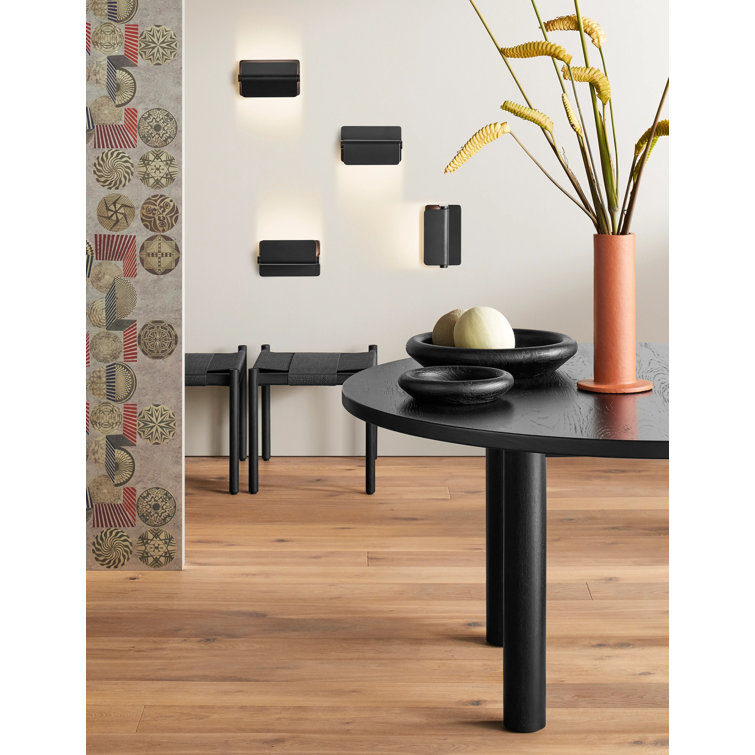 Black Metal Pivoting Shade Wall Sconce