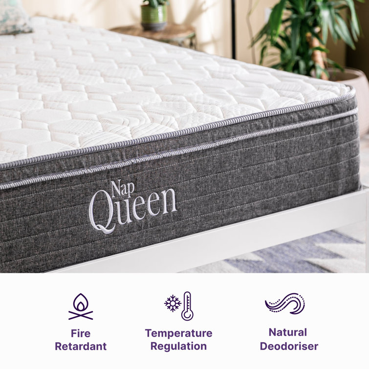 Queen 10'' Cooling Gel Memory Foam Hybrid Mattress