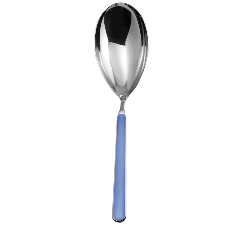 Lavender and Stainless Steel Risotto Spoon with Resin Handle