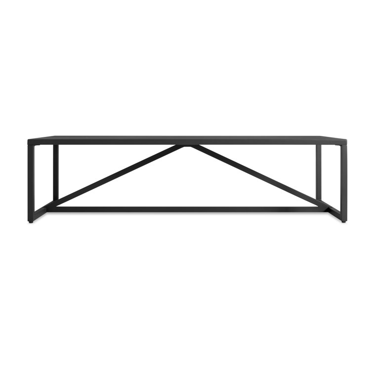 Strut 20'' Carbon Metal Outdoor Coffee Table