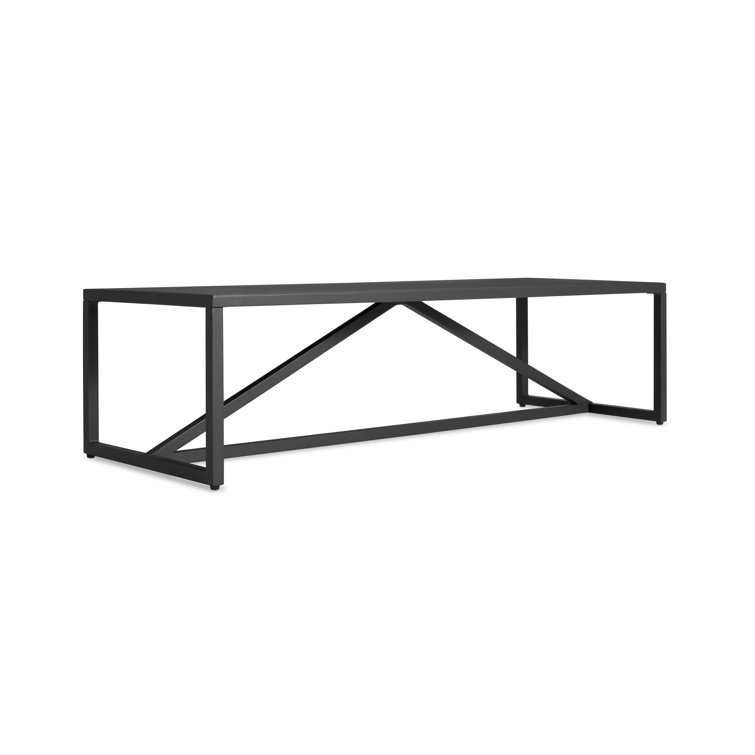 Strut 20'' Carbon Metal Outdoor Coffee Table
