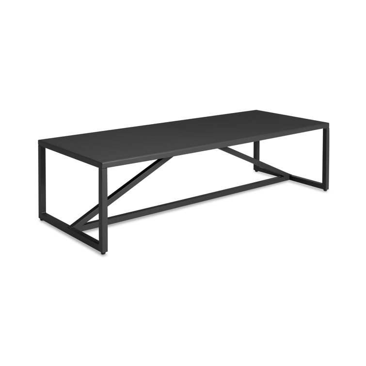 Strut 20'' Carbon Metal Outdoor Coffee Table
