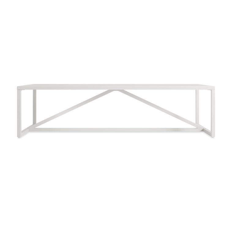 Strut 20'' Carbon Metal Outdoor Coffee Table