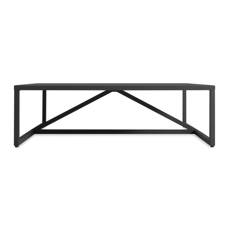 Strut 20'' Carbon Metal Outdoor Coffee Table