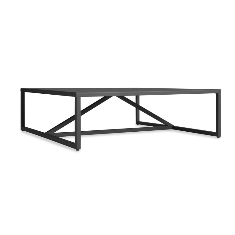Strut 20'' Carbon Metal Outdoor Coffee Table