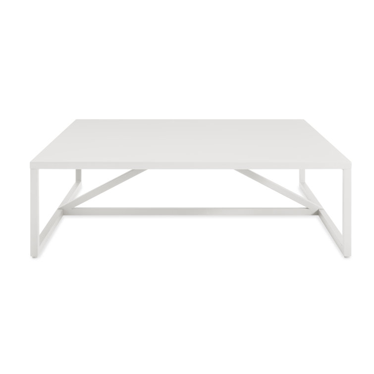 Strut 20'' Carbon Metal Outdoor Coffee Table