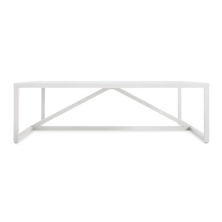 Strut 20'' Carbon Metal Outdoor Coffee Table