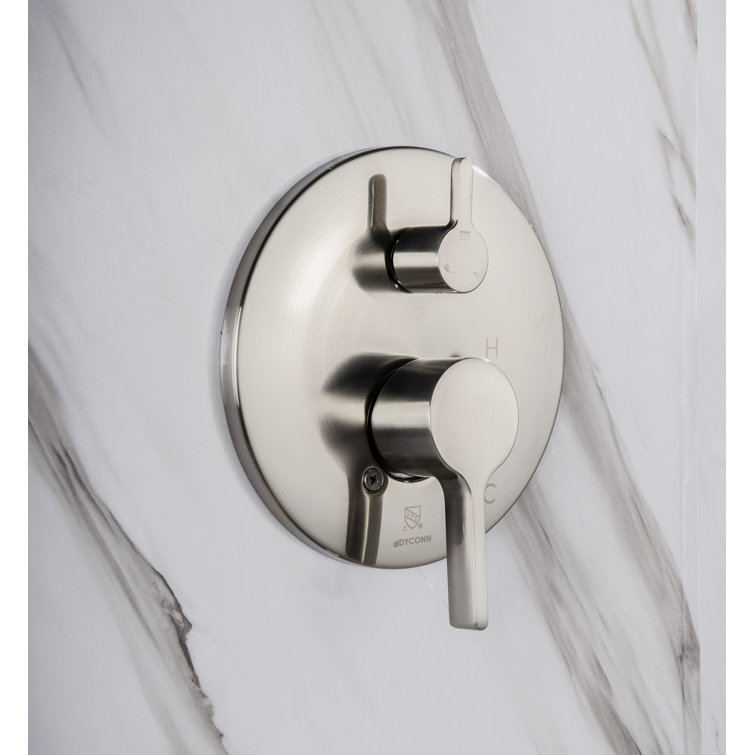 Nickel Multi-Head Wall Mounted Rain Shower System