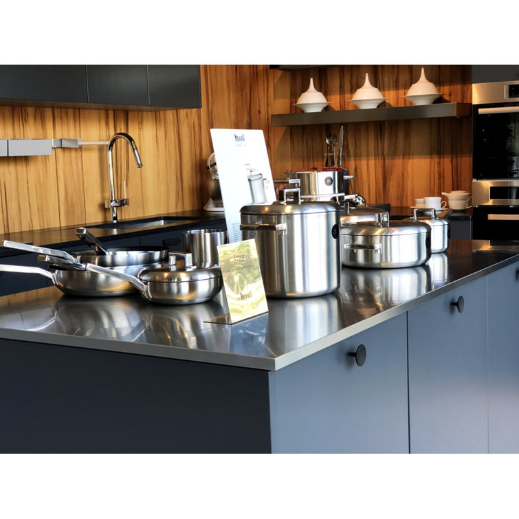 Stainless Steel Non-Stick Saute Pan with Ceramic Coating
