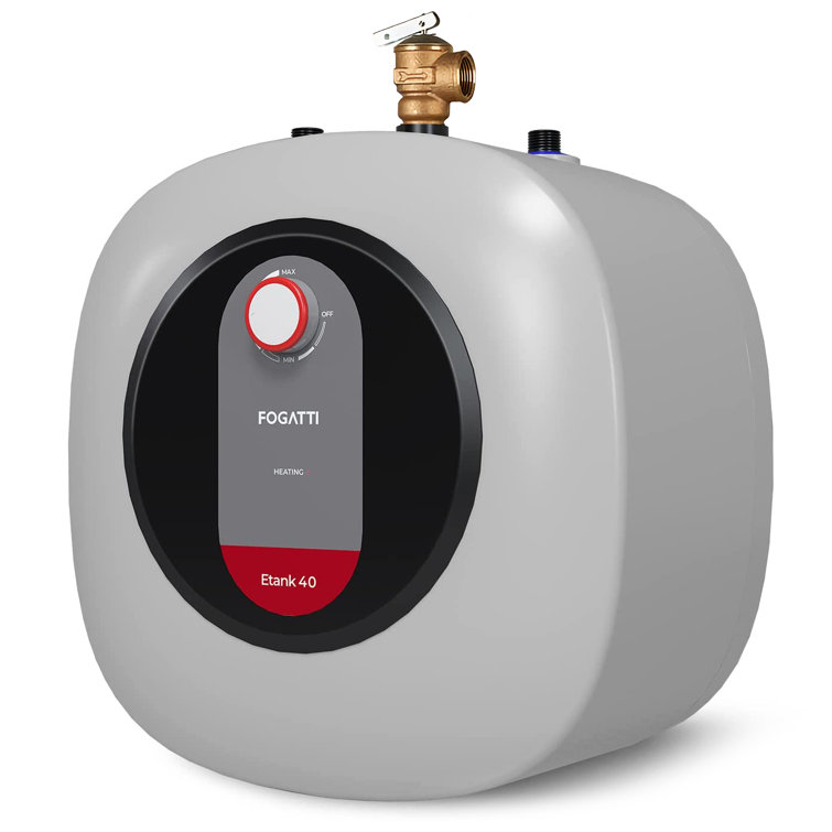 FOGATTI 4 Gallon Gray Electric Mini Tank Water Heater