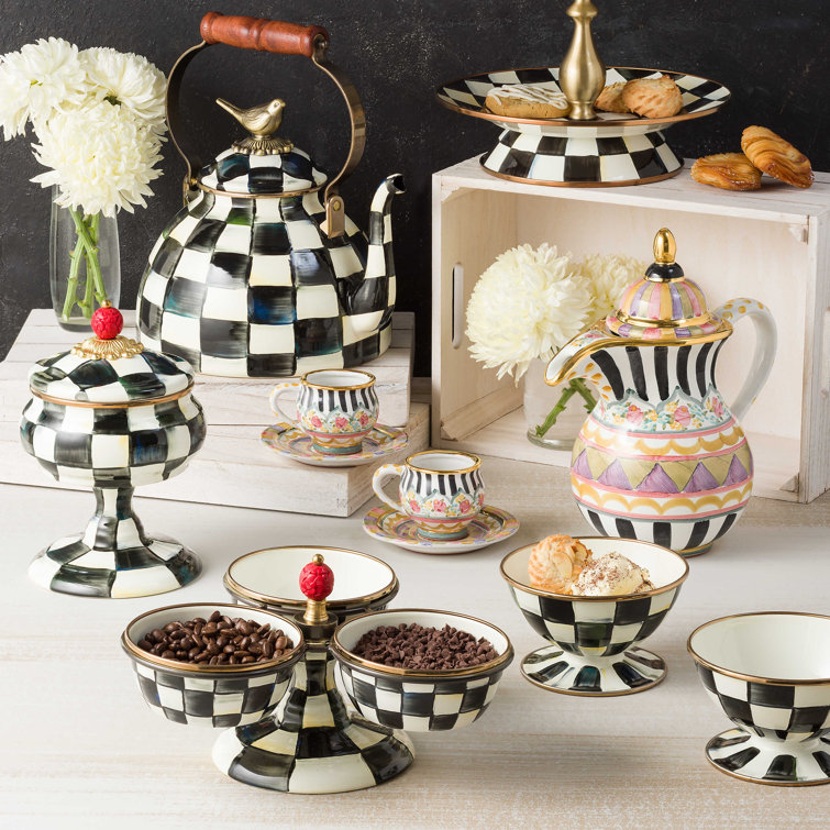 Multi-Color Enamel Round Compartment Bowl Dish
