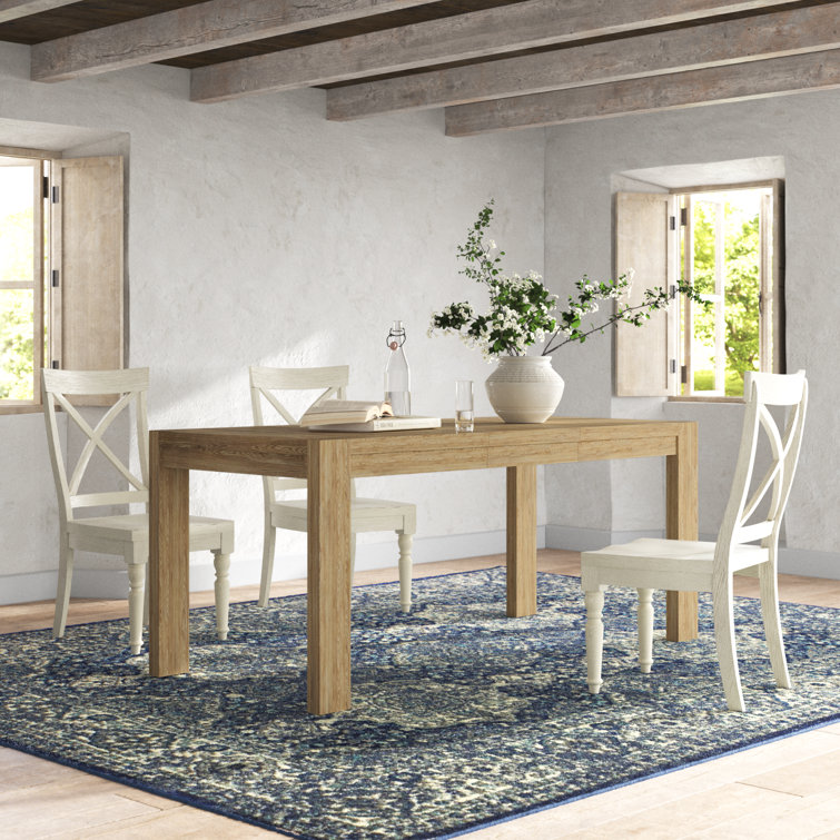 Pale Oak Extendable Counter Height Dining Table