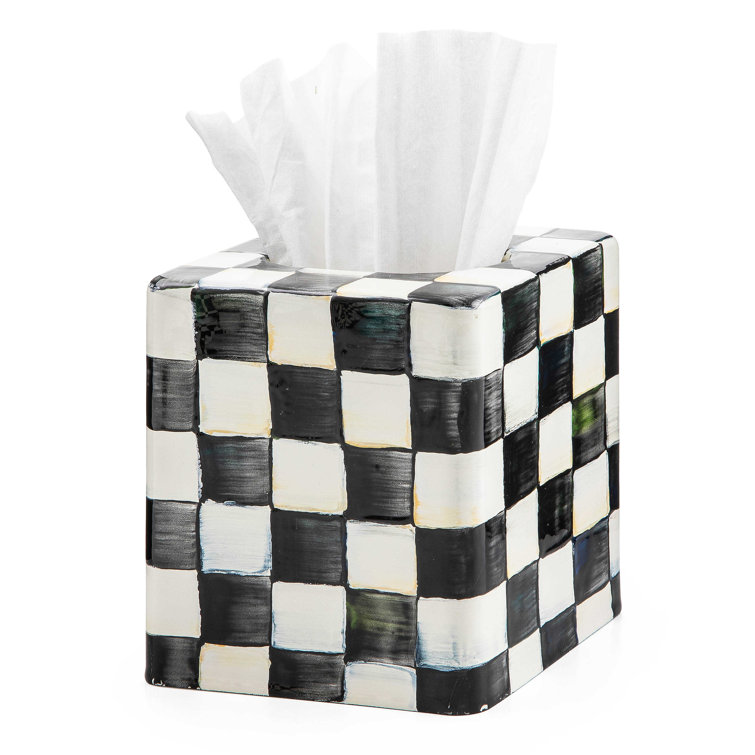 Colorful Steel Maximalist Tissue Box Cover for Kids