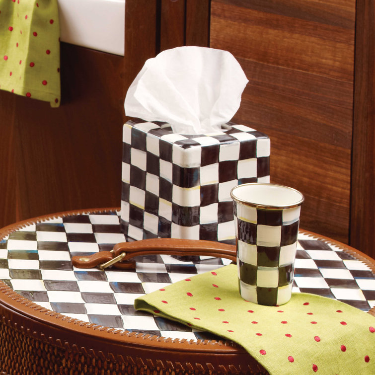Colorful Steel Maximalist Tissue Box Cover for Kids