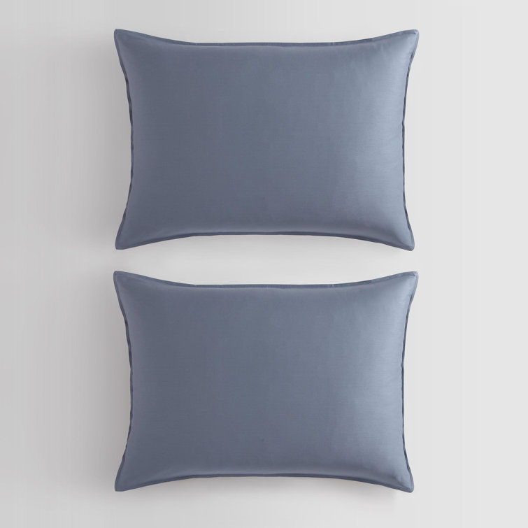 Light Blue Organic Cotton Queen Bedspread Cover Set