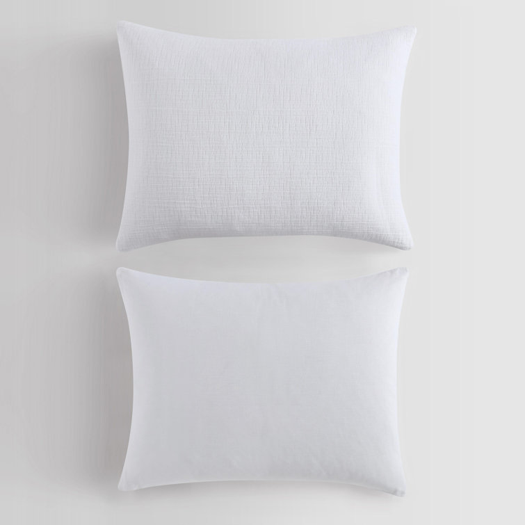 White Queen Cotton Duvet Cover Set with Shams