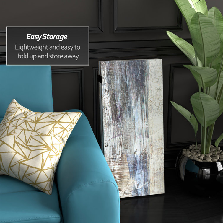 Winter Woods 6-Panel Printed Canvas Folding Screen