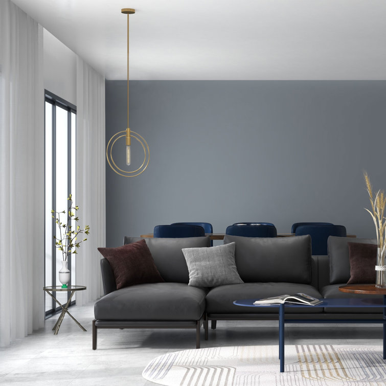 Nyla 15" Brass LED Single Light Pendant