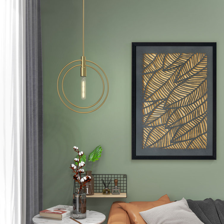 Nyla 15" Brass LED Single Light Pendant