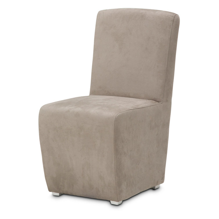Menlo Station Light Oak Upholstered Parsons Side Chair