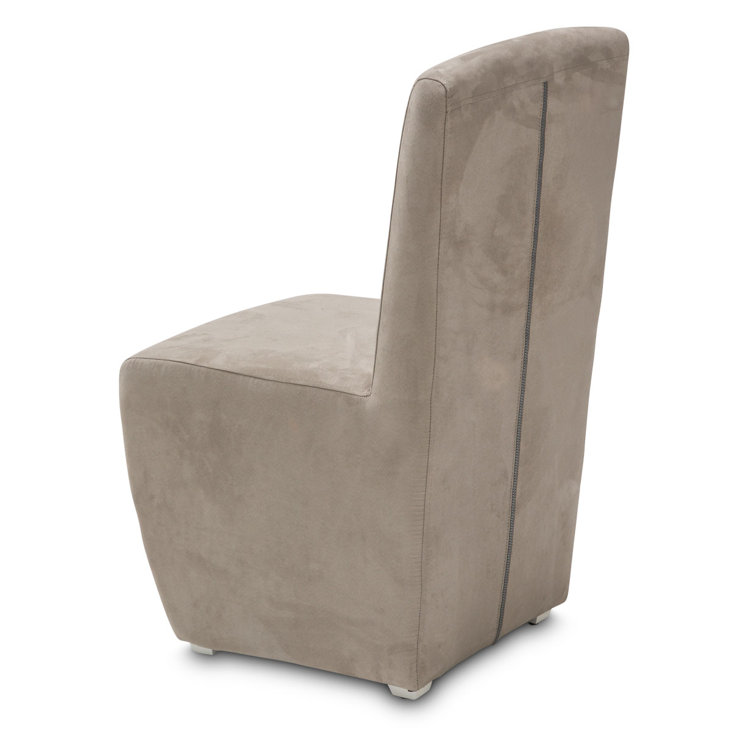 Menlo Station Light Oak Upholstered Parsons Side Chair