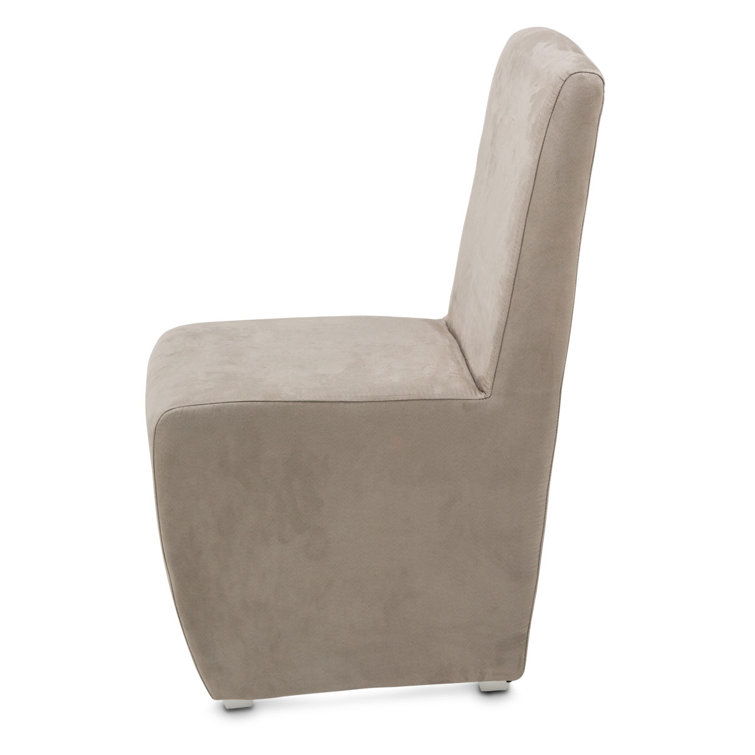 Menlo Station Light Oak Upholstered Parsons Side Chair