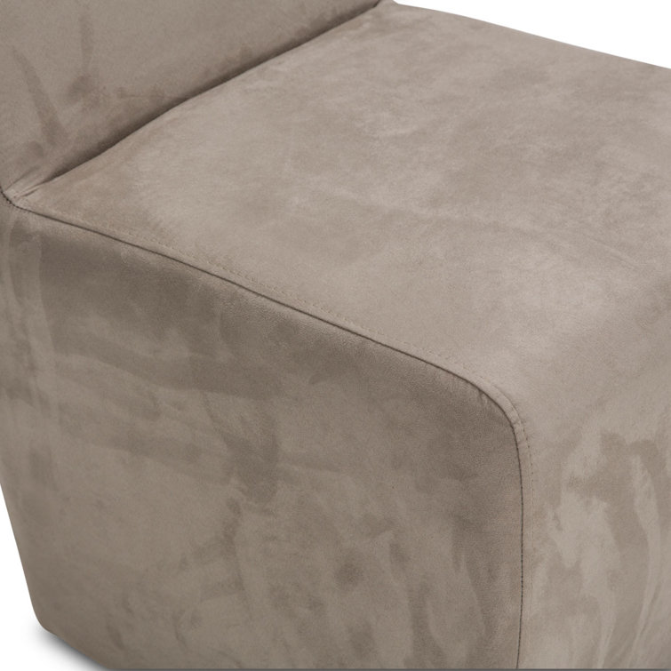 Menlo Station Light Oak Upholstered Parsons Side Chair