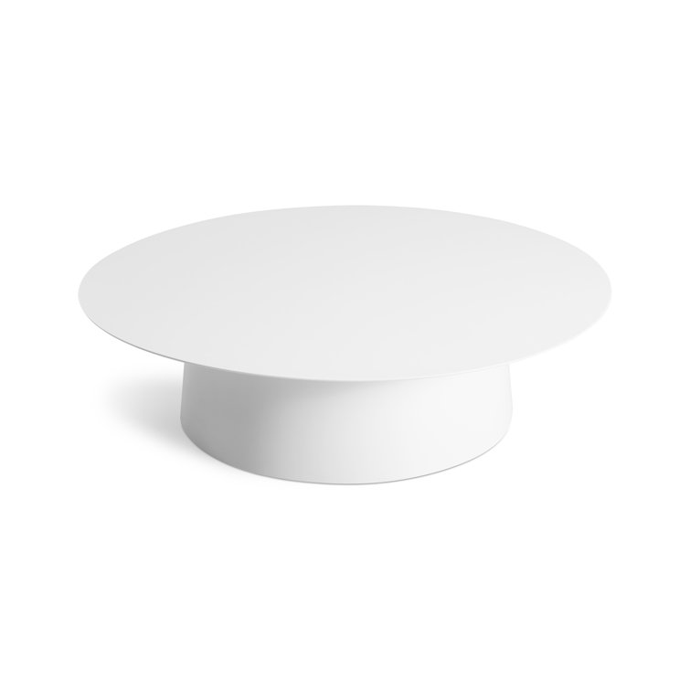 Large White Metal Outdoor Coffee Table