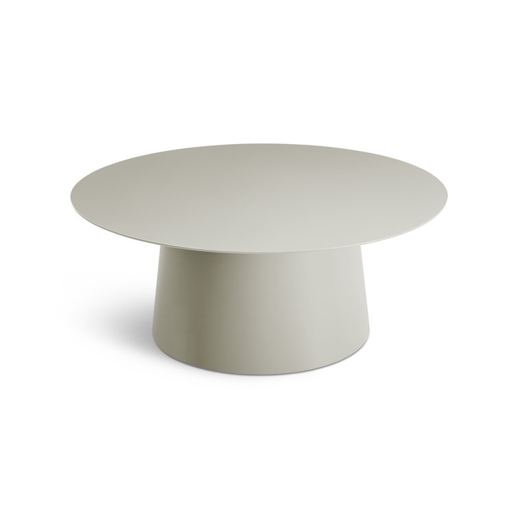 Putty Metal Outdoor Large Round Coffee Table