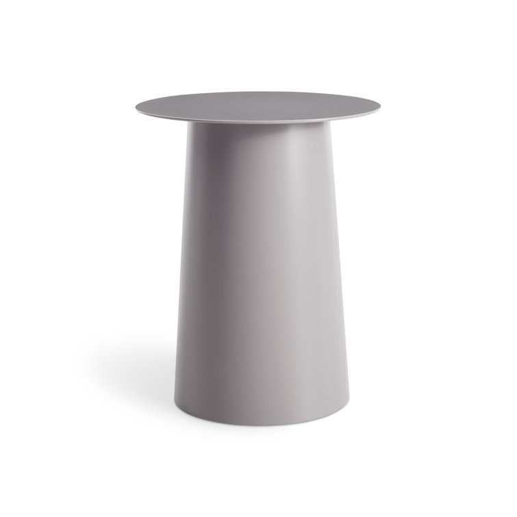 Dark Olive Metal Indoor/Outdoor Side Table