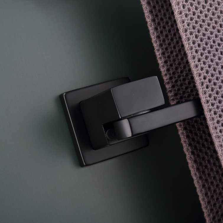 Matte Black Wall Mounted 4-Bar Towel Warmer