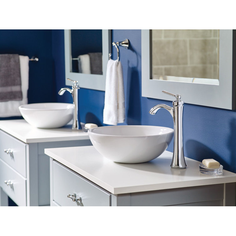 Distressed Bronze Traditional Single Hole Vessel Faucet