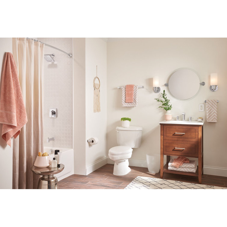 Moen Genta Chrome Widespread Bathroom Sink Faucet with Two Handles