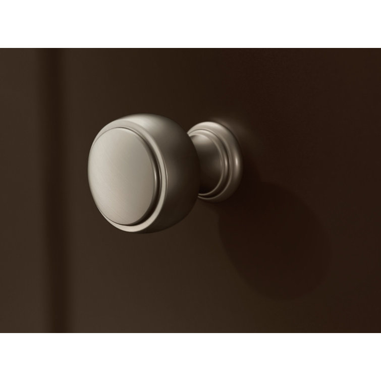 Weymouth Brushed Nickel Round Mushroom Knob