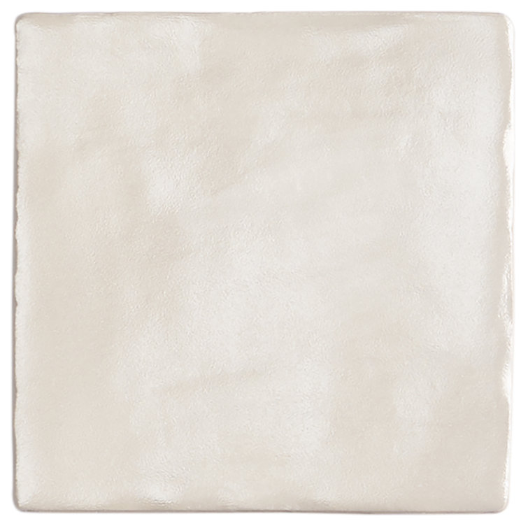 Nassau 4" x 4" Cream Satin Finish Square Wall Tile