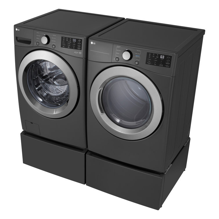 5.0 Cu. Ft. High Efficiency Black Front Load Washer