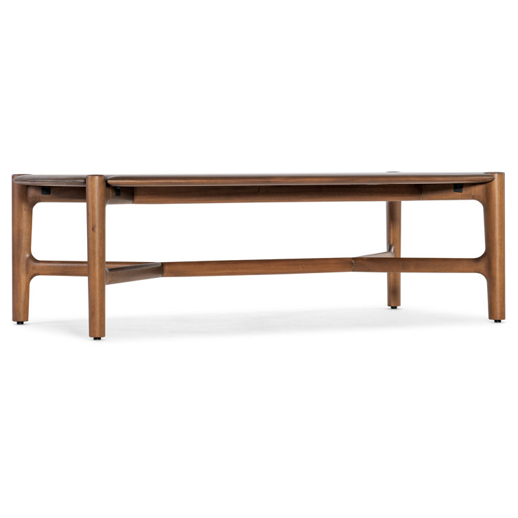 Chestnut Mahogany Rectangular Mid-Century Modern Coffee Table