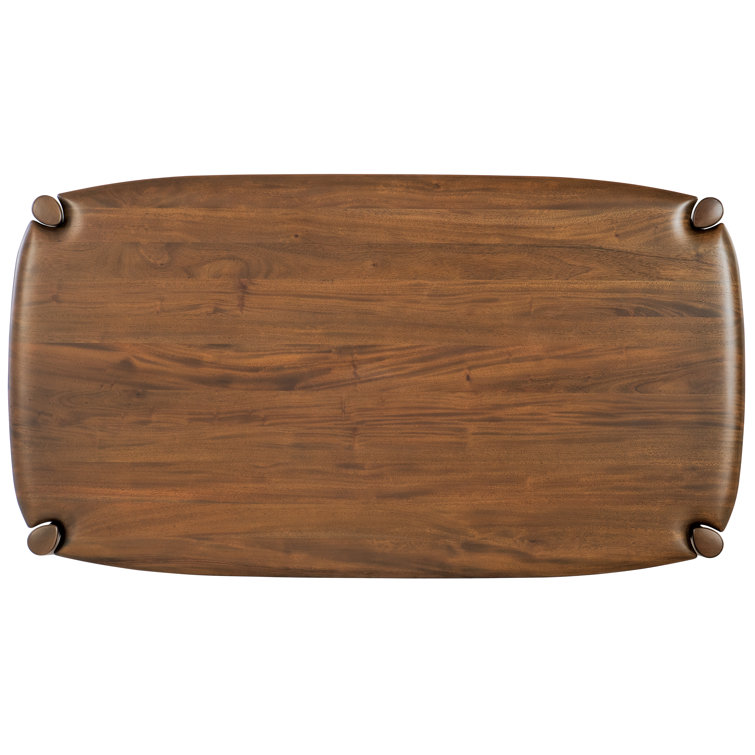 Chestnut Mahogany Rectangular Mid-Century Modern Coffee Table