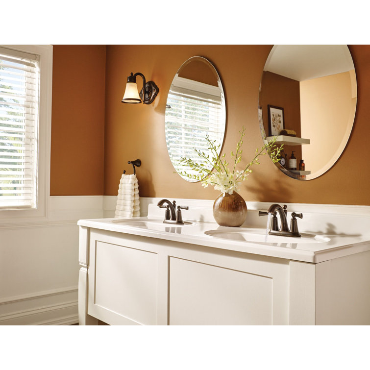 Classic Distressed Bronze 4" Centerset Bathroom Faucet
