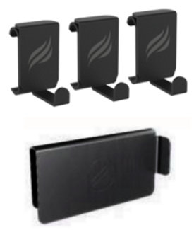Blackstone Side Shelf Rail Accessory with Tool Hooks