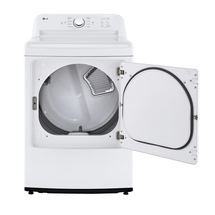 7.3 Cu. Ft. White Smart Electric Dryer with Moisture Sensing