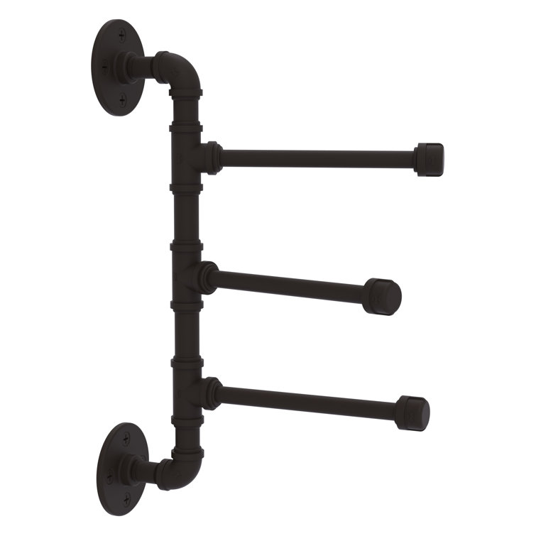 Oil Rubbed Bronze Swing Arm Wall Mounted Towel Bar