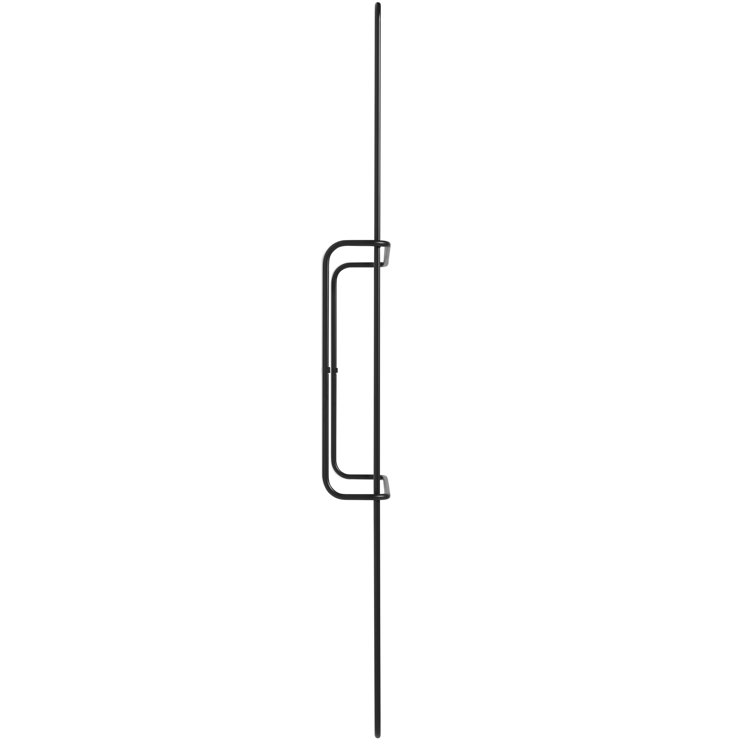Oblivion Black Metal Wall-Mounted Storage Ladder