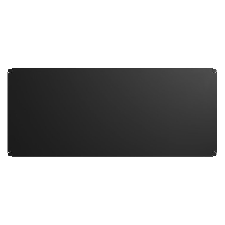 Oblivion Black Aluminum 80" Counter Height Dining Table