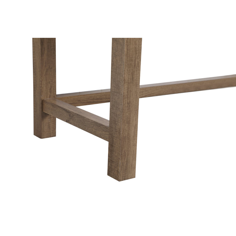 Hudson 42'' Natural Oak Single Bathroom Vanity with Marble Top