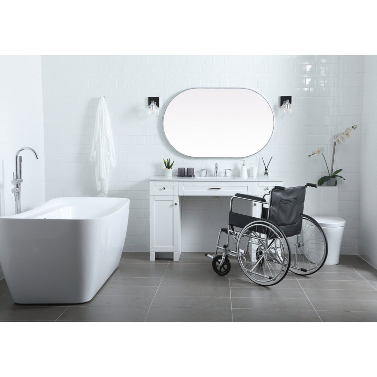 Cooper 54'' White Freestanding Bathroom Vanity with Marble Top