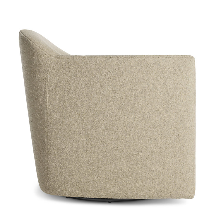 Kelso Camel Beige Fabric Swivel Lounge Chair