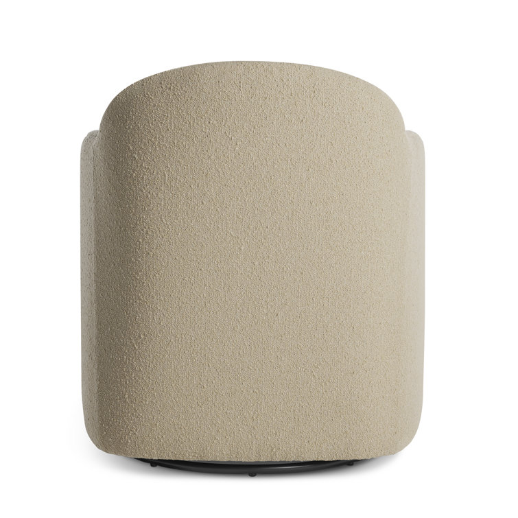 Kelso Camel Beige Fabric Swivel Lounge Chair